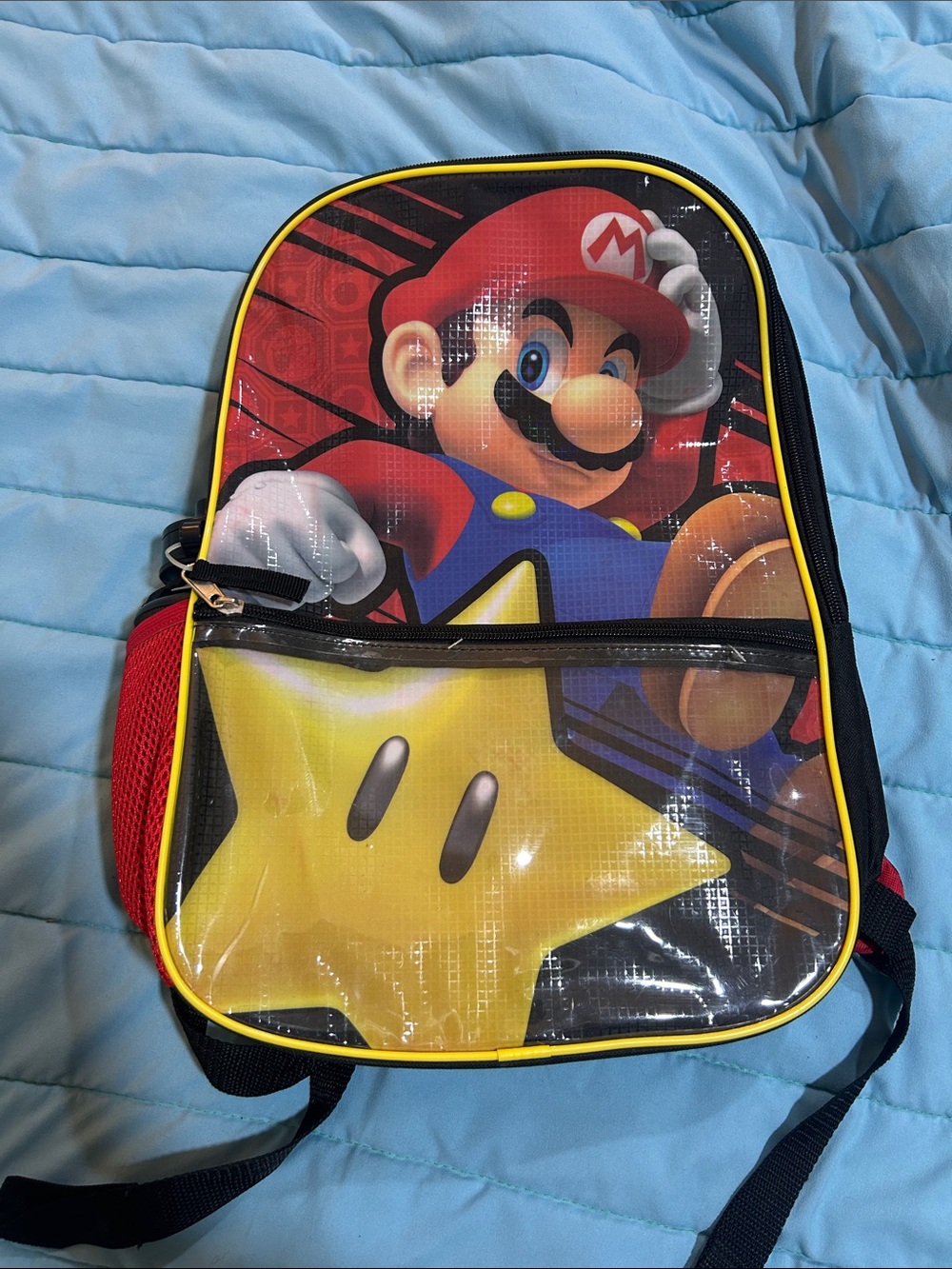 Super Mario Kids Backpack - Red & Yellow